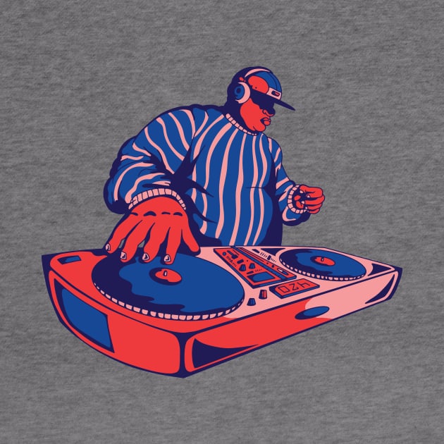 Old School DJ Cartoon by SLAG_Creative